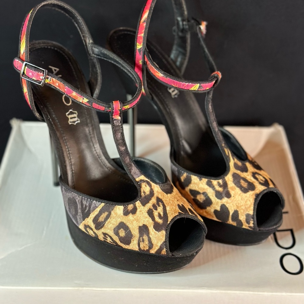 Aldo sexy animal print stilettos